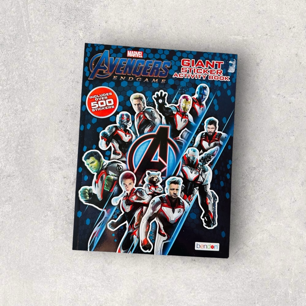 New Marvel Giant Sticker Activity Book